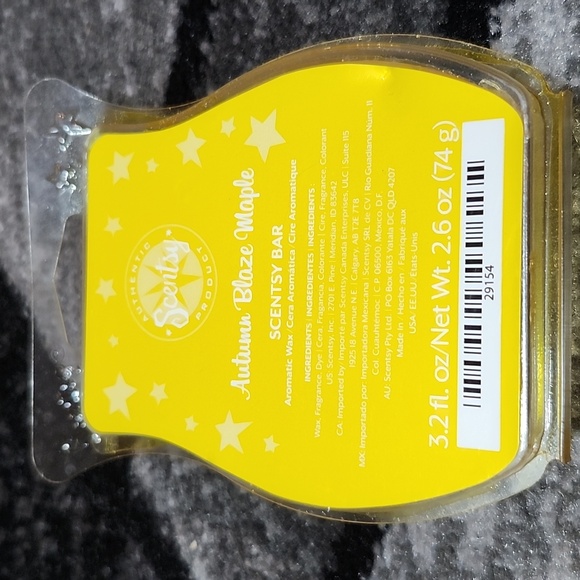 SCENTSY RETIRED AUTUMN BLAZE MAPLE & ROSEMARY MINT WAX BARS BUNDLE - Picture 3 of 6